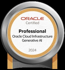 Oracle Cloud Infrastructure 2024 Generative AI Certified Professional